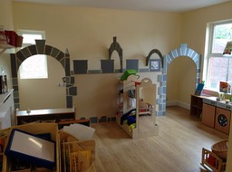 Nursery Castle themed playroom